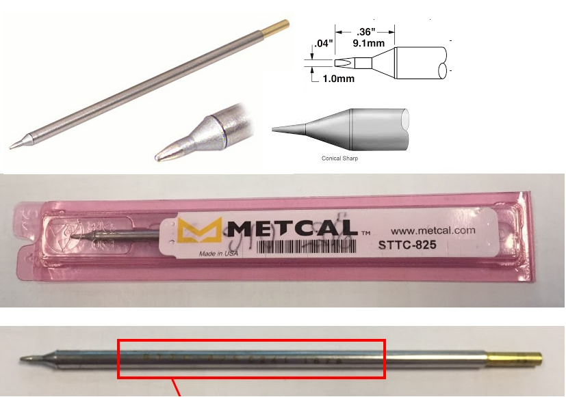 Metcal solder tip STTC-825
